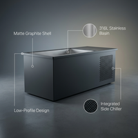 PolarEdge Monolith X Integrated Cold Plunge — infographic