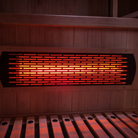 Infrared Sauna Cabin Built for Home Wellness, FSC-Certified Wood, Multi-Zone Heating, Digital Control