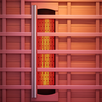 Infrared Sauna Cabin Built for Home Wellness, FSC-Certified Wood, Multi-Zone Heating, Digital Control