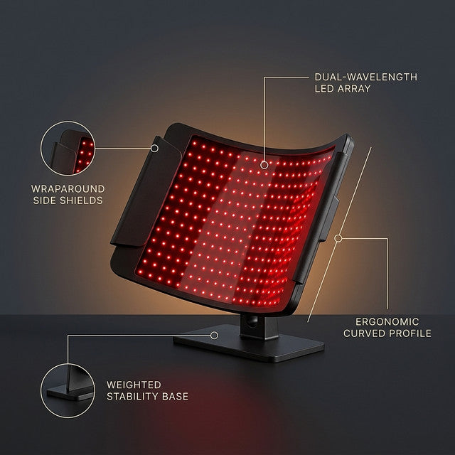 HelioCurve Elite Red/NIR Therapy Panel — infographic