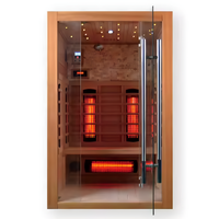 Infrared Sauna Cabin Built for Home Wellness, FSC-Certified Wood, Multi-Zone Heating, Digital Control